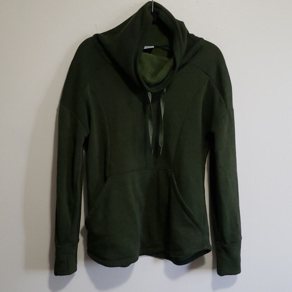 Columbia Green Funnel Neck Sweatshirt
